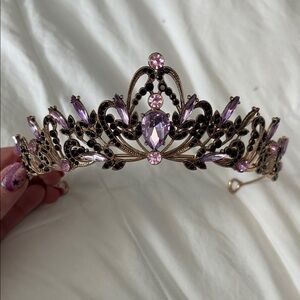 Elegant Purple Tiara